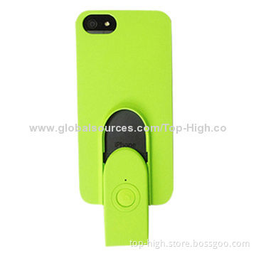 Selfie time case for iPhone 5 with wireless camera shutter for IOS Android